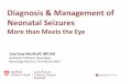 Diagnosis & Management of Neonatal Seizures · •One series found 73% of clinical seizures documented in nursing notes had no EEG correlate Murray et al. Pediatrics 2006 McBride