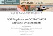 CCS to CCUS Panel Session - uwyo.edu final wyoming eori.pdf(D/NM) opened the hearing of the Senate Energy and Natural Resources Committee at 10AM this morning (July 28th). The hearing