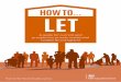 1 HOW TO LET - gov.uk · 2019-05-31 · 2 This information is frequently updated. Search on GOV.UK for How to Let to ensure you have the latest version. The online version contains