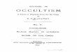Studies in Occultism: Hypnotism - Black magic in science ... · Title: Studies in Occultism: Hypnotism - Black magic in science - Signs of the times Author: Helena Petrovna Blavatsky
