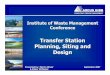Transfer Station Planning, Siting and Design Presented by: … development of solid... · 2020-01-27 · Transfer Station Planning, Siting and Design Presented by: Mervin Olivier