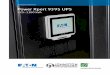 Product brochure Power Xpert 9395 UPS · permitted by local safety regulations, service key components in a redundant module while the other module carries the load. The 9395 also