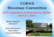 COPAS Revenue Committee · rule (CRA); Senate has not voted yet 4. DOI Secretary requested rule be reviewed for possible changes or repealing Initiative impacting Colorado oil & gas