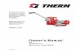 Owner’s Manual - Thern® Winches & Cranes · This Owner’s Manual, and warning labels attached to the equipment, are to serve . as guidelines for hazard-free installation, operation,