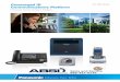 Sales and Service - absi.netabsi.net/sales docts/kx-tde_family_bro.pdf · The Panasonic KX-TDE Communications Platform is a robust, flexible communications system designed to offer
