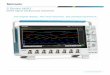 Mixed Signal Oscilloscope Datasheet · The stunning 15.6" (396 mm) display in the 5 Series MSO is the largest display in the industry, providing 100% more display area than a scope
