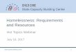 Homelessness: Requirements and ResourcesJul 19, 2017  · The U.S. Interagency Council on Homelessness Family Connection brief (and related webinar) provides the Federal vision of