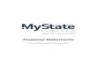 For the Half Year ended 31 December 2015 - MyState Limited...for the half-year ended 31 December 2015 Your Directors present their report on MyState Limited ABN 133 623 962 (the Company)