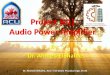 Project (01) Audio Power Amplifierdraelshafee.net/Fall2019/practical-app-in-ee-03---project-02.pdf · Project (01) Audio Power Amplifier By: Dr. Ahmed ElShafee ... Emitter D882 Transistor