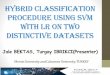 Hybrid Classification Procedure Using SVM with LR on Two ... · Hybrid Classification Procedure Using SVM with LR on Two Distinctive Datasets Jale BEKTAS, Turgay IBRIKCI(Presenter)
