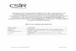 Request for Proposals (RFP) for the provision of …...CSIR RFP No. 3328/16/10/2019 Page 1 of 16 Request for Proposals (RFP) for the provision of consulting services to assist TLIU