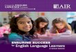 English language learners brochure - air.org Language Learners...آ  The Center for English Language