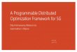 A Programmable Distributed Optimization Framework for 5GPCI and (C)ANR optimization • Physical cell ID (PCI) is a locally unique integer ID in 4G/5G o Used for handoff and physical