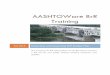 AASHTOWare BrR Training...a synopsis of the process: • Open the model you wish to export in the bridge workspace • From the main menu bar, select File>Export • In the resulting
