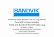 Sandvik’s Opportunities SMC and Sandvik Rock Processing · Svedala-Arbrå and Svedala Industri (Production Manager, Business Area Manager, Technical Manager, President etc.)! Golf,
