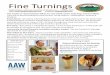 Fine Turnings - WordPress.com · Turns, ThePapa1947, Phil Anderson of Shady Acres Workshop, PF Woodworking, Mike Peace and TheWyomingWoodturner (who has recently moved to illings