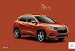 HR-V - Honda Canada Inc. · 2019-11-21 · HR-V Touring in Crystal Black Pearl. OVERVIEW No adv enture too big. No err and too small. The 2020 HR-V is ready to pack in all the adventure