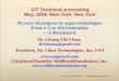 50 years of progress in sugar technologies From 1 G to 5th ......50 years of progress in sugar technologies From 1 G to 5th Generation --- a Benchmark Dr. Chung Chi Chou, drchouusa@gmail.com
