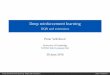 Deep reinforcement learning - University of Cambridgepv273/slides/RL-PetarV-Presentation.pdf · Reinforcement learning DQN Extensions Introduction Motivation I In this talk I will