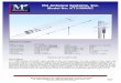 M2 Antenna Systems, Inc. Model No: KT31WARC MANUALS/TRIBAND...hardware for tightness BEFORE it becomes inaccessible. One container of zinc paste (Penetrox, Noalox, or equiv.) have