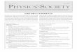 Vol. 35, No. 3 PHYSICS S - American Physical Society · Vol. 35, No. 3 July 2006 A Publication of The Forum on Physics and Society • A Forum of The American Physical Society IN