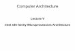 Computer Architecture - Urząd Miasta Łodzidpuchala/CompArch/Lecture_4.pdf · 2009-03-26 · General-Purpose Registers o 16-bit cx OX 32-bit EAX EBX E cx EDX EBP ESI EDI ESP AH CH