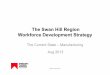 The Swan Hill Region Workforce Development Strategy · The Current State – Manufacturing is one of eight documents that has been produced as part of the Swan Hill Region Workforce