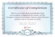 Certificate of Completion This is to certify that Ivan Muliarchyk … · 2018-06-10 · Certificate of Completion This is to certify that Ivan Muliarchyk successfully completed 26.5