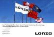 Lonza Lonza more than preservation Status Carboquat. MW50 Dantogard XL-IOOO Danto-serve' SG Lonzabac. 12_100 Lonzabae 12.30 Lonzaserve. SG Glycacil' L S MW-14 WT Chemical Description