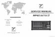 SERVICE MANUAL - midimanuals.com · SERVICE MANUAL MP6D Series 2 MODEL TYPE: YS1014. The exclamation point within an equilatereal triangle is intended to alert the user to the presence