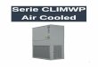 Serie CLIMWP Air Cooled · 7-4, 8-1 Evaporador Evaporador Luvata 3EN1206C 1 10 Vent. Evap. Ventilador doble-centrífugo para el evaporador 1 8-4 Pivotes Pivote para conexión de manómetros