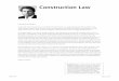 Construction Law - Virginia State Bar · Construction Law Robert K. Cox Dear Fellow Bar Members: As the chair of the Construction Law and Public Contracts Section, I am particularly