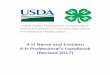 4-H Name and Emblem 4-H Professional's character building mission of 4 -H. A number of issues must be