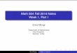 Math 504 Fall 2016 Notes Week 1, Part Ihome.ku.edu.tr/.../Notes_files/slides_week1_1.pdf · Math 504 Fall 2016 Notes Week 1, Part I Emre Mengi Department of Mathematics Koç University