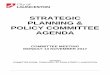 STRATEGIC PLANNING & POLICY COMMITTEE AGENDA...Nov 13, 2017  · STRATEGIC PLANNING & POLICY COMMITTEE AGENDA Monday 13 November 2017 Section 65 Certificate of Qualified Advice Background