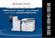 KM-3050 - Kyocera · where the KM-3050, KM-4050 and KM-5050 come in. Effortlessly simple to operate and ... example, it’s possible to print while scanning, or send a fax while copying