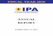 Annual report - Illinois · Illinois Power Agency FY 2016 Annual Report Page 1 Illinois Power Agency Annual Report Fiscal Year 2016 (July 2015 - June 2016) Prepared in Accordance