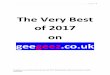 The Very Best of 2017 on geegeez.coperform, at least to some degree, on middling terrain - good to soft, good, and good to firm - only a subset of the equine population will perform