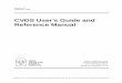 CVOS User’s Guide and Reference Manual · 2 Chapter 1: CVOS User’s Guide CVOS Pre-built Interfaces and Conventions As of CVOS Version 3.2.2 (03-September-1999), the CVOS provides