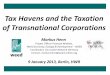 Tax Havens and the Taxation of Transnational Corporations 2013-02-04آ  Tax Havens and the Taxation of