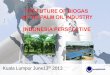 THE FUTURE OF BIOGAS IN THE PALM OIL INDUSTRY … · IN THE PALM OIL INDUSTRY INDONESIA PERSPECTIVE . QUESTION TO START 2 Why Palm Oil ? Why Biogas ? ... Electricity Potentil 3,66