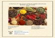 A PROFILE OF THE SOUTH AFRICAN HERBS AND SPICES …webapps.daff.gov.za/AmisAdmin/upload/Herb and Spice... · 2019-05-13 · 4 cover a variety of products. Of the 109 varieties of