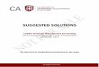 SUGGESTED SOLUTIONS - CA Sri Lanka · SUGGESTED SOLUTIONS 13304–Strategic Management Accounting CA Professional (Strategic Level I) Examination December 2014 THE INSTITUTE OF CHARTERED