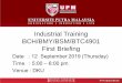 Industrial Training BCH/BMY/BSM/BTC4901 First Briefing · Zakaria / Dr. Norhayati Ramli Pn. Siti Norhasiken Abdul Rahman. 1. Research Institutions ... Patent lawyers/ officers, marketing
