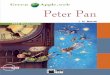 Green Apple.web Peter Pan · ‘Peter Pan is very clever!’ thinks Captain Hook. ‘I must fight him.’ Captain Hook jumps into the water and swims to the rock. He fights with Peter