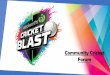Community Cricket Forum Item Cricket Blast â€“Junior Blaster Cricket Blast â€“Master Blaster Purpose