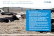 RETURNS PROGRAMME Better cattle housing design · Better cattle housing design ... Air speed within a building is critically linked to animal health and welfare Careful consideration