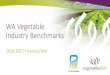 WA Vegetable Industry Benchmarks...This Industry benchmarking report, although giving insight into the general performance of Western Australian vegetable growers in the 2016-2017