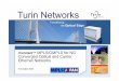 iConnect MPLS/GMPLS for NG Converged Optical and Carrier … · Allow Carriers to build on SONET/SDH resiliency and provide Carrier Ethernet Service SLAs with QoS. 4 Turin Networks
