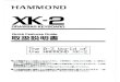 XK-2 · HAMMOND ORGAN . ATTENTION CCHANGE BATTERY* WARNING BATTERY* EMERGENCY  13 — PLEASE POWER ON AGAIN X 13— ATTENTION MIDI BUFFER FULL . ASE XK—2 